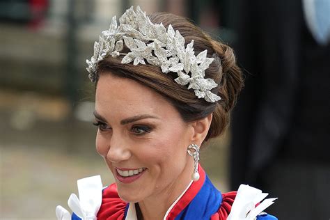 Kate Middleton Wears Queen Elizabeth's Necklace and Princess Diana's Earrings at Coronation