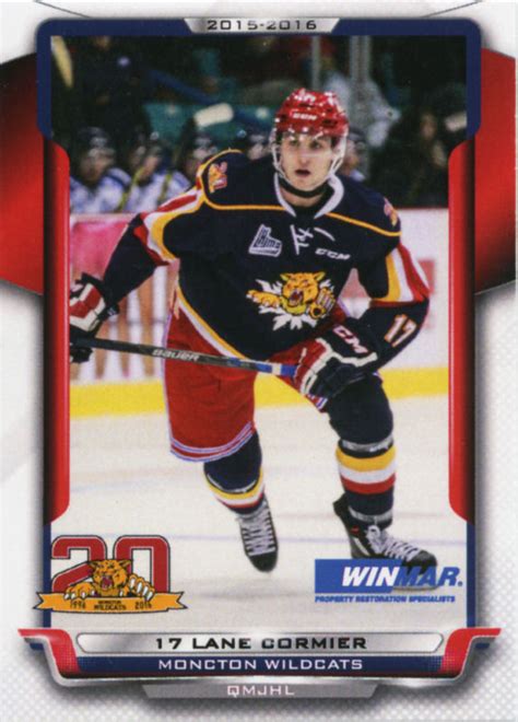 Moncton Wildcats 2015-16 Hockey Card Checklist at hockeydb.com