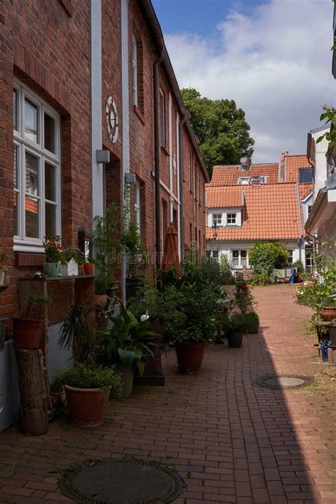 Luebeck, Germany - July 20, 2021 - the Old Town Centre and the District ...