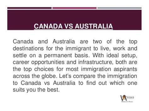 Canada Vs Australia Immigration- Which is better?