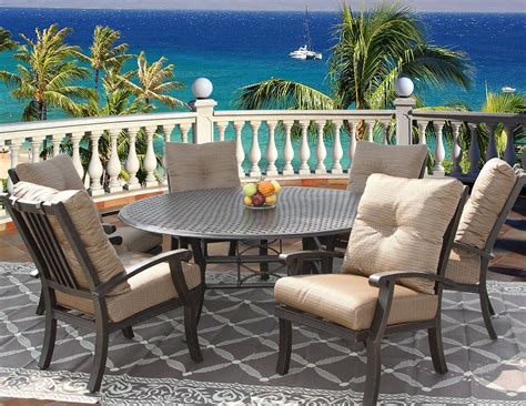 Outdoor Patio Dining Sets With Round Table : Seater Wholesaleteak 5pc Armless | Bodenuwasusa