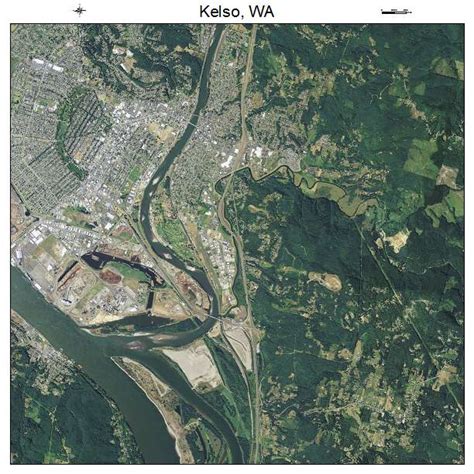 Aerial Photography Map of Kelso, WA Washington