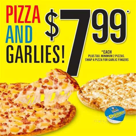 Menu of Greco Pizza in Sackville, NS B4E 1R7