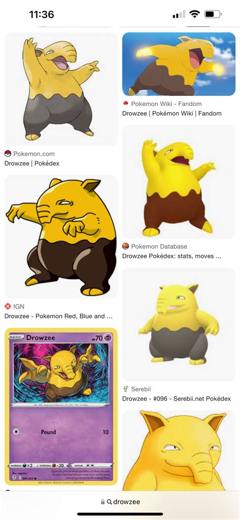 Drowzee Evolution Chart