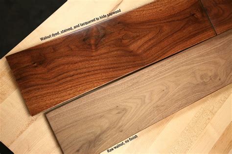 stained vs. unstained | Woodworking, Walnut stain, Staining wood