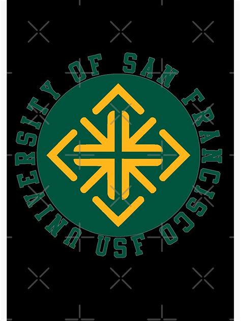 "University of San Francisco USF logo" Poster for Sale by MyUniversity ...