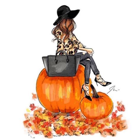 Melsy's Illustrations ©️ on Instagram: “Tag your pumpkins 🎃 #melsys #melsysillustrations #fall # ...