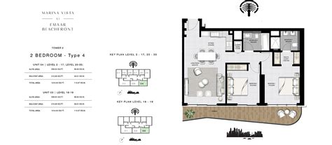 Marina Vista Apartments at Emaar Beachfront, Dubai Floor Plan