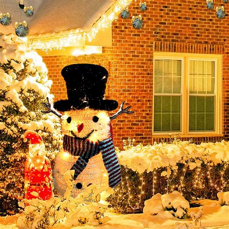 The Holiday Aisle® Snowman Lighted Display | Wayfair