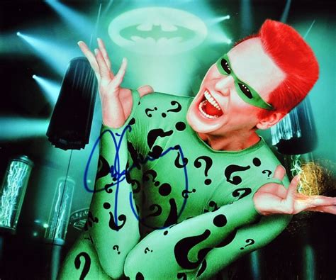 Jim Carrey Signed Photo Riddler Batman Forever W/COA - Etsy