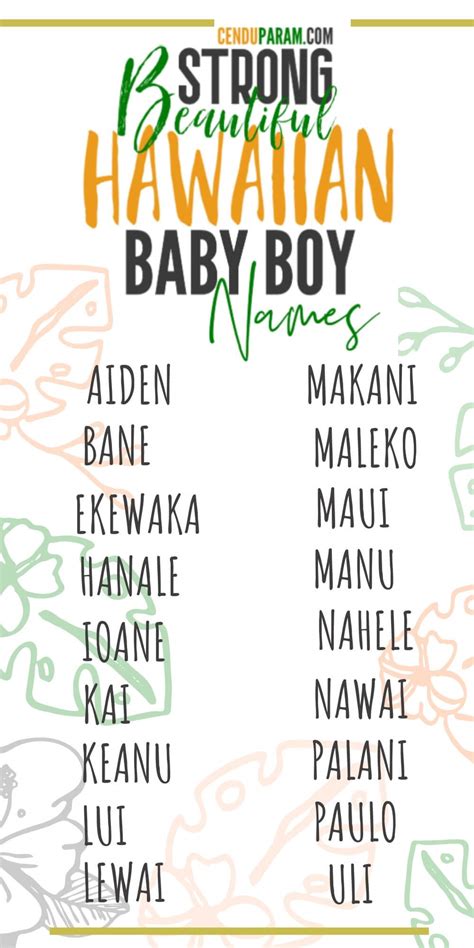 Tropical Island Baby Names - revolvediy