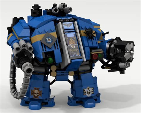 Ultramarines Dreadnought (With images) | Lego worlds, Cool lego, Lego ...