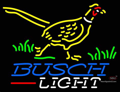 busch light neon beer signs