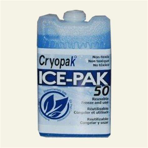 Cryopak Hard Shell Reusable Ice Pack, 3 x 5", Clear/Blue by Cryopak. $6.27. Cryopak Reusable ...