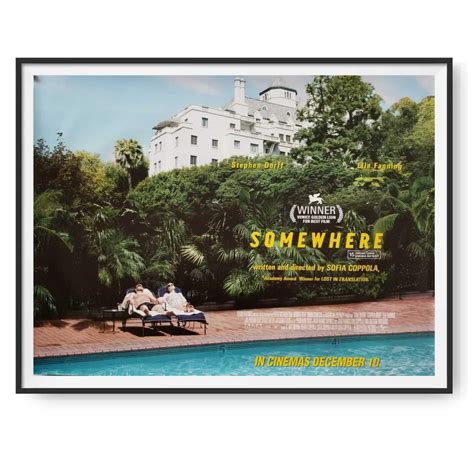 Somewhere (2010) Original UK Quad Poster - Cinema Poster Gallery