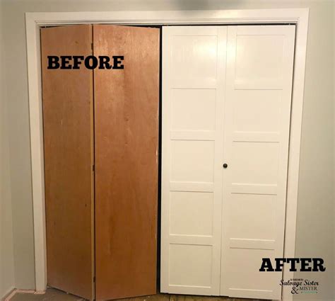 Got 70's style closets? Here is how to DIY some new ones - Updating bi-fold closet doors for ...