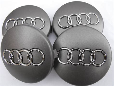 Buy 4 NEW * 60 mm Silver AUDI Alloy Wheel caps, Badges Emblems Online at desertcart UAE