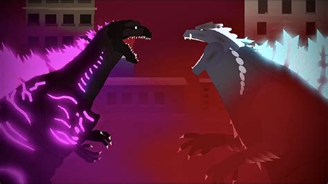 Shin Godzilla vs Godzilla Ultima (Full Animated Fight) - YouTube