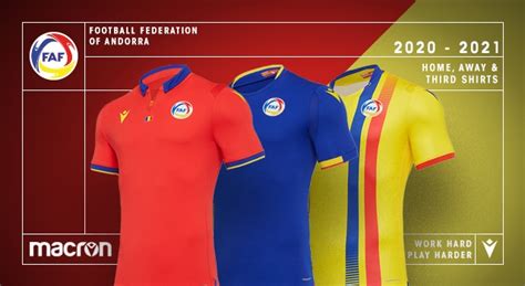 Macron & Andorra Football Federation present the new national team kits!