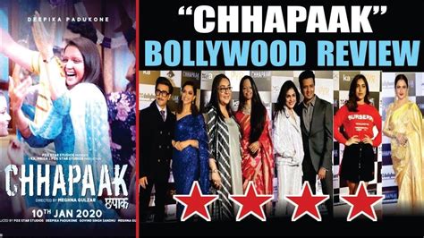 Chhapaak Movie Review By Bollywood Stars | Deepika Padukone | Laxmi Agar... | Bollywood stars ...