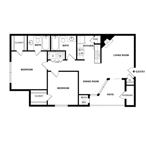 Floor Plans of Southgate Apartments in Sandy, UT