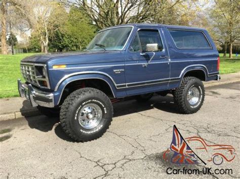 1986 Ford Bronco Xlt Lifted