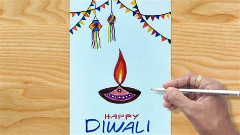 How to draw Beautiful Diya for Diwali | special drawing for Diwali | Drawing tutorial, Diwali ...