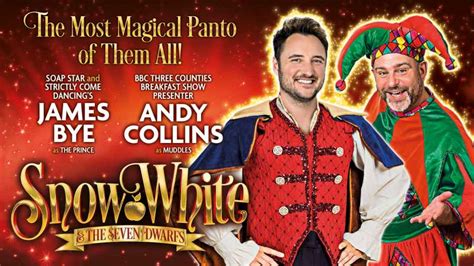 Aylesbury Waterside Theatre's Snow White 2023 panto tickets and cast - Stage Chat