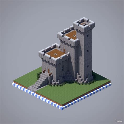 [Guide] Fortified House | Minecraft castle, Minecraft castle blueprints ...