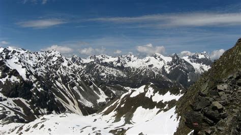 Mountain Landscape with Snowy Peaks Stock Image - Image of mountains, alpine: 7587717