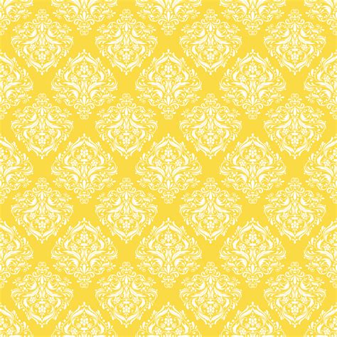 Yellow And White Decorative Pattern Royalty-Free Stock Image - Storyblocks