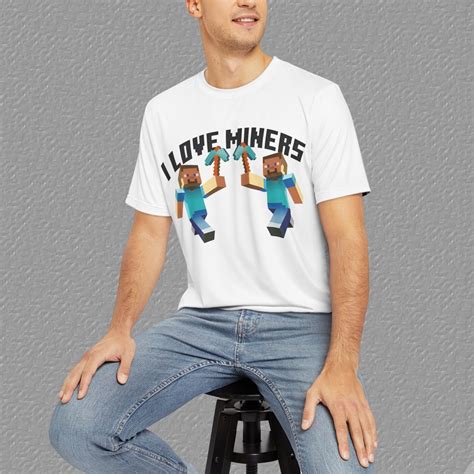 I Love Miners Shirt Minecraft Shirt Meme Graphic Shirt - Etsy