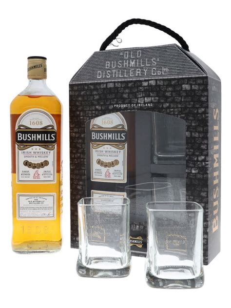 Bushmills Original + 2 Glasses Gift Pack Blended Irish Whiskey 1L – The ...