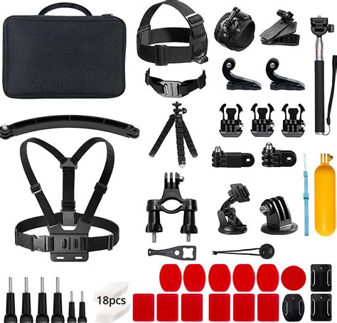 Amazon.com : AKASO 60 in 1 Action Camera Accessories Kit Compatible ...