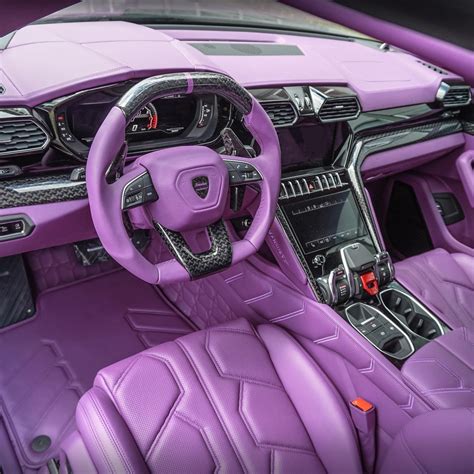 My, Lamborghini Urus, That’s One Purple Interior You Have There ...