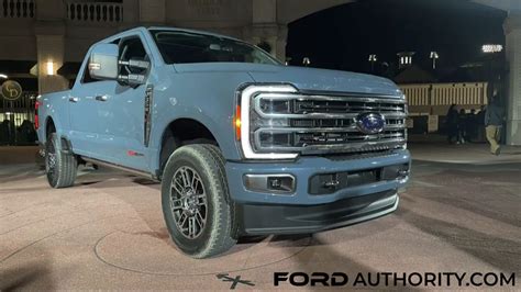 2023 Ford F-350 Limited In Azure Gray: Live Photo Gallery