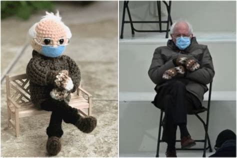 Woman Turns Bernie Sanders' Mittens Meme Into A Crochet Doll, Raises ...