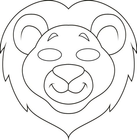 14 Animal Masks Templates Images - Jungle Animal Mask Templates, Jungle Animal Mask Templates ...