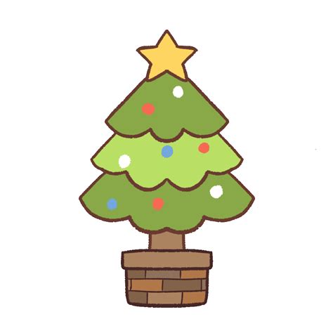 Animated illustration of a Christmas tree | UGOKAWA