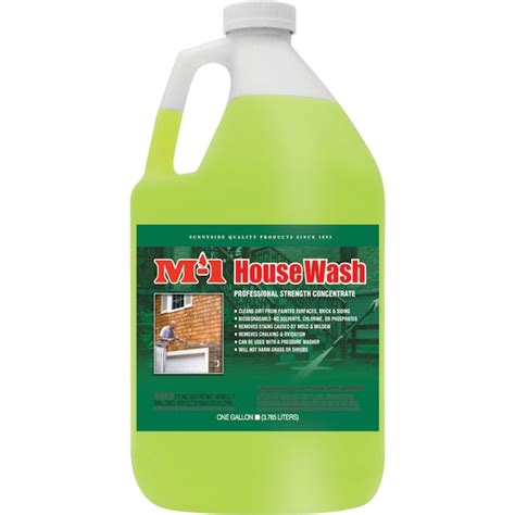 M-1 1-Gallon Deck Cleaner for Wood and Concrete - Removes Dirt, Mildew ...