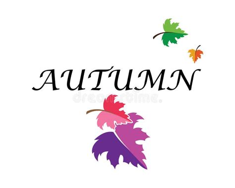 Autumn Logo Vector Template Stock Vector - Illustration of flora, fall: 138512604