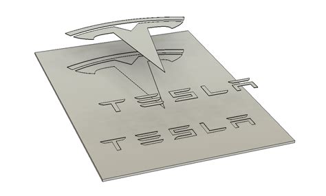 Tesla logo by Johncoffee | Download free STL model | Printables.com