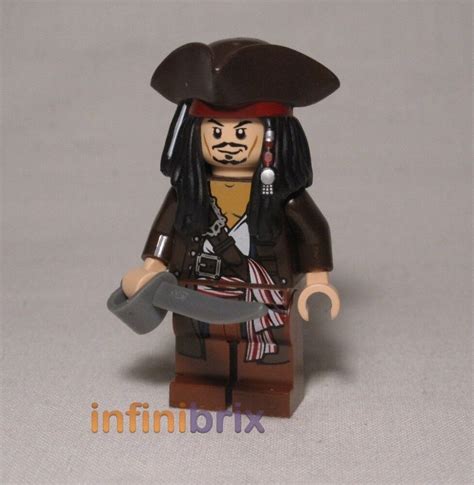 Lego Captain Jack Sparrow (Tricorne) Minifigure sets 4193, 4194, 4195 ...