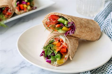 Vegan Rainbow Veggie Wraps Recipe ️🌱| Plant Perks