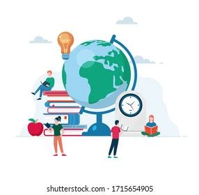 Vector Flat Learning People Concept Conceptual Stock Vector (Royalty Free) 1715654905 | Shutterstock