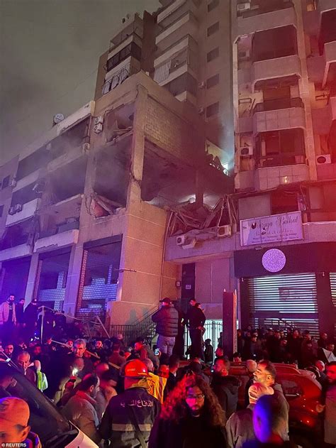 Israeli drone strike kills four Hamas members at terror group's Beirut office - including ...