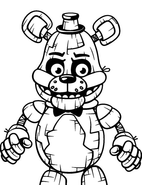 25 Five Nights At Freddy's Coloring Pages: Free Printables