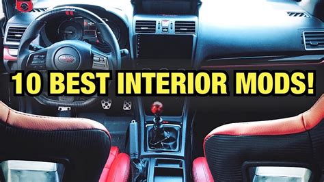 Top 10 Best INTERIOR MODS For A Subaru WRX/STI! - YouTube