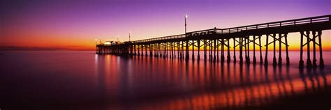 Balboa Pier at sunset, Newport Beach, Orange County, California, USA ...