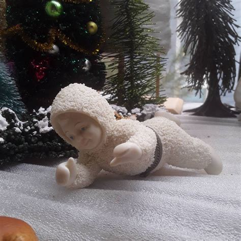 Dept 56 snowbaby Snowbabies Hanging Hinged Box Ornament | Etsy